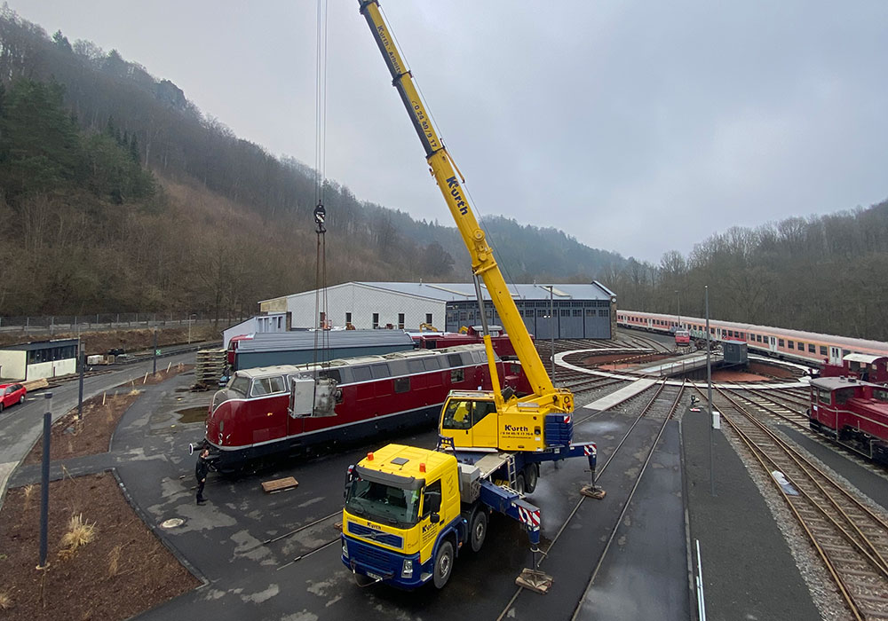 Ausbau der Dampfheizungsanlage bei der V200